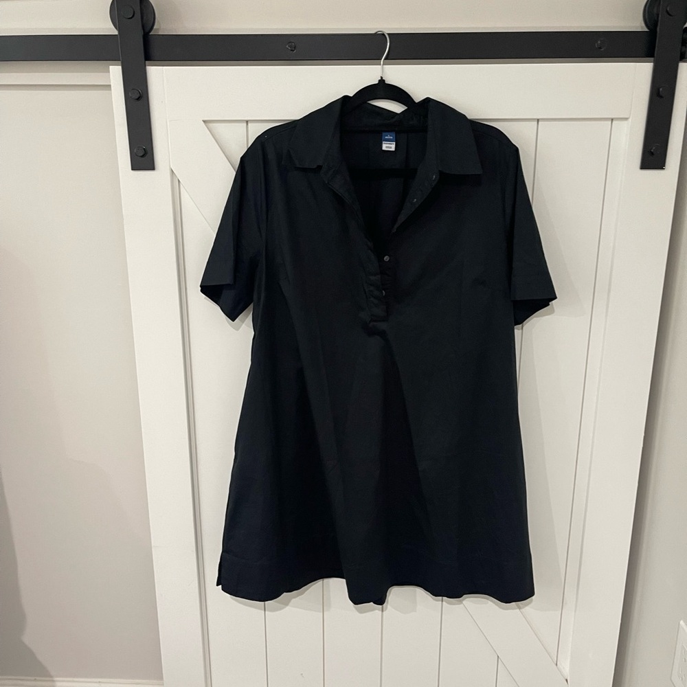 Old Navy Black Casual Button Down dress